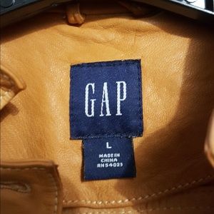 Real leather camel colored jacket